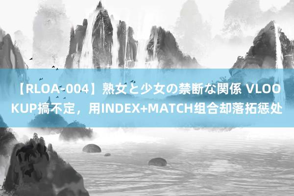 【RLOA-004】熟女と少女の禁断な関係 VLOOKUP搞不定，用INDEX+MATCH组合却落拓惩处