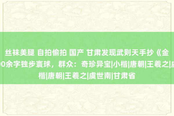 丝袜美腿 自拍偷拍 国产 甘肃发现武则天手抄《金刚经》，5000余字独步寰球，群众：奇珍异宝|小楷|唐朝|王羲之|虞世南|甘肃省